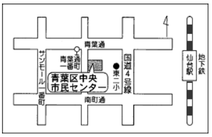 令和４年度仙台市PTAフェスティバル地図01